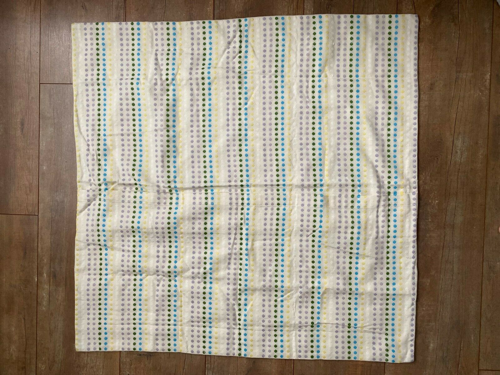 Pottery Barn PB Teen Set of 2 Cream Ivory Embroider Polka Dot Euro Pillow Shams - Fresh Stock Dated January 2026