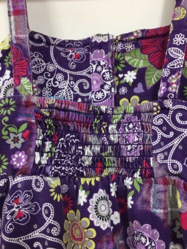 Girl Toddler Purple Floral Sundress Size Medium (7/8) By The Children's Place - Fresh Stock Dated December 2025