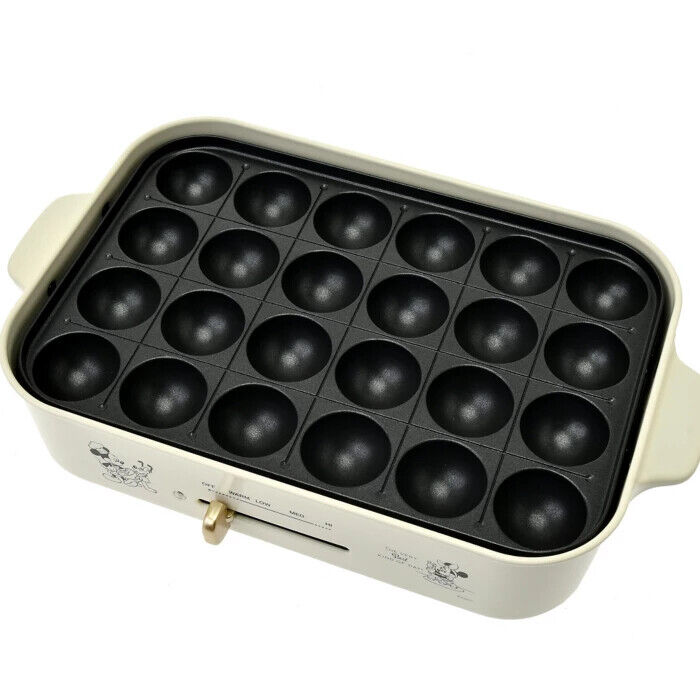 [BRUNO] Mickey, Minnie, Pluto Compact Hot Plate Japan Domestic AC:100 White New - Fresh Stock Dated February 2026