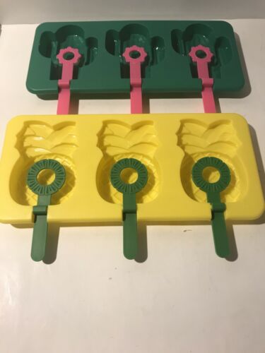 Lot Of 2 Cool Gear Make Your Own Popsicle Ice Trays Pineapple And Cactus Tik Tok - Fresh Stock Dated February 2026