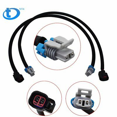 2 FUEL INJECTOR PLUG GRAY BLACK PTO MAG FITS Polaris RANGER XP 800 2012-2013 - Fresh Stock Dated February 2026