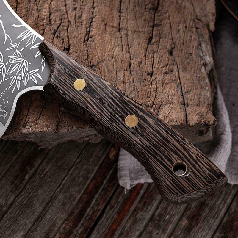 Butcher Knife Tiger Chef Kitchen Boning Meat Cleaver Stainless Steel Knife - Fresh Stock Dated December 2025