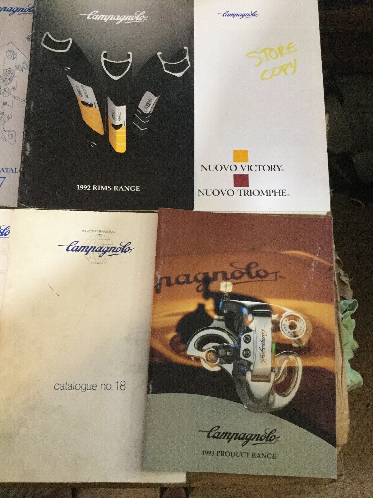 Campagnolo Spare Parts Catalog Lot Of 8 (6637) - Fresh Stock Dated December 2025