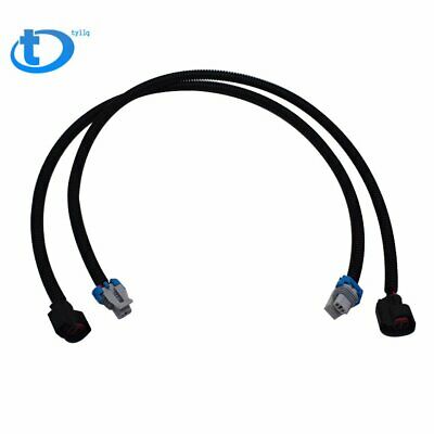 2 FUEL INJECTOR PLUG GRAY BLACK PTO MAG FITS Polaris RANGER XP 800 2012-2013 - Fresh Stock Dated February 2026