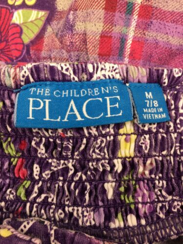 Girl Toddler Purple Floral Sundress Size Medium (7/8) By The Children's Place - Fresh Stock Dated December 2025