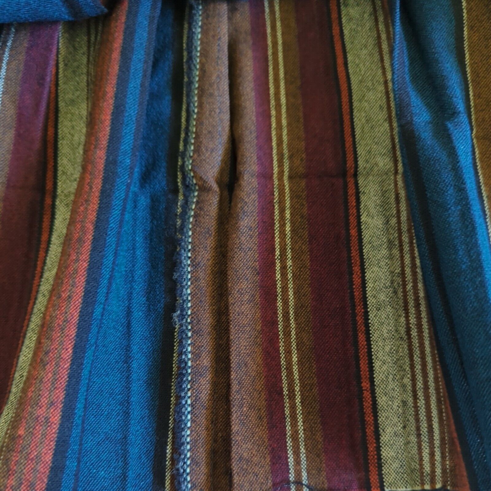 Vintage 1940s Skirt Womens XS Striped Pleated Homemade 40s Skirt Jolan Zipper - Fresh Stock Dated March 2026