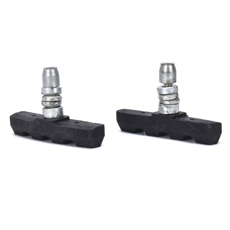 1 Pair Bicycle Break Shoes Brake Pads Holder Rubber Mountain Bike Bi~NA - Fresh Stock Dated February 2026