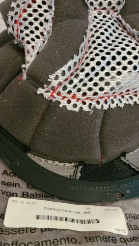 6D Helmets ATR-1Y Comfort Replacement Liner Medium Small M/S - Fresh Stock Dated February 2026