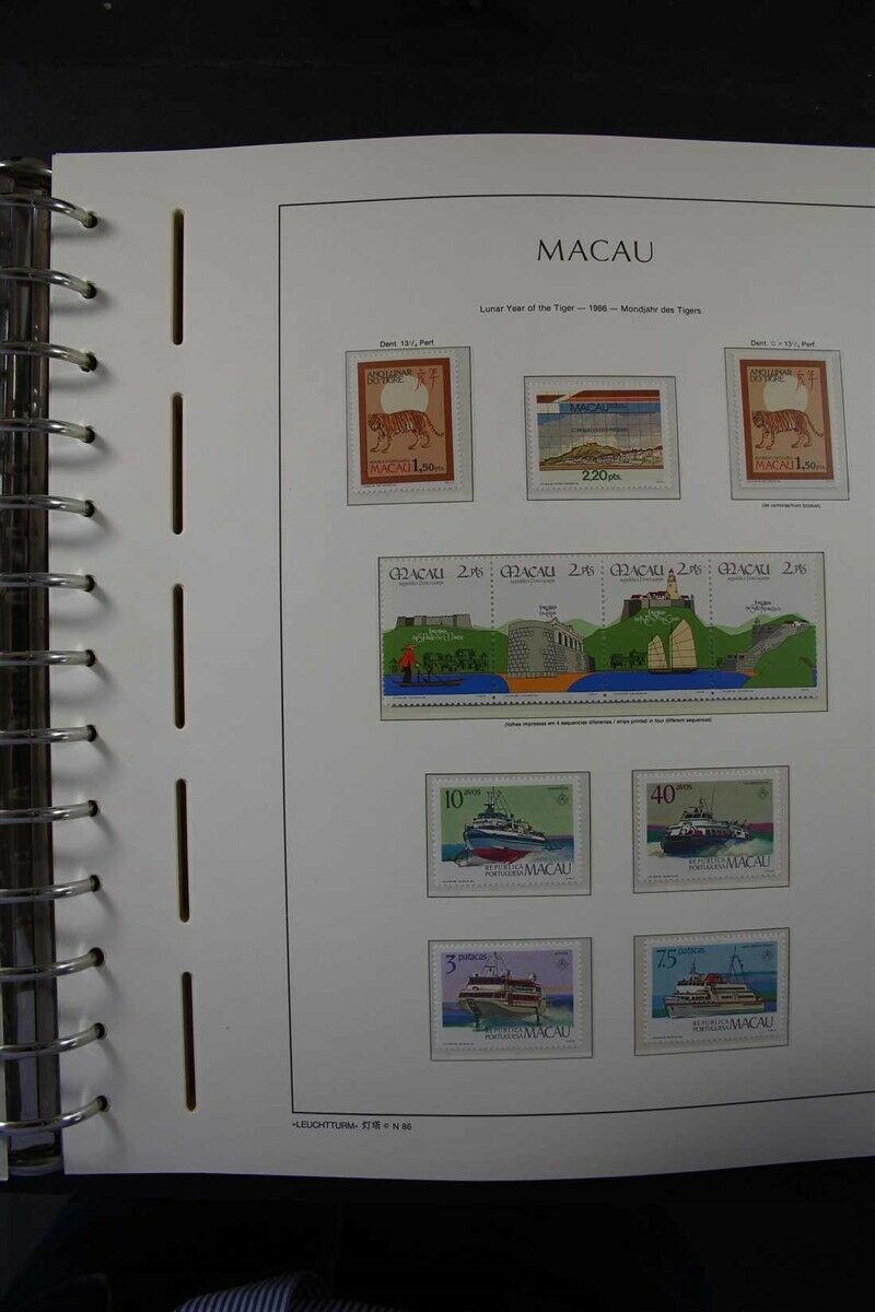 MACAU Macao MNH + CTO 1986-1993 Album Asia Stamp Collection Re-Priced - Fresh Stock Dated February 2026
