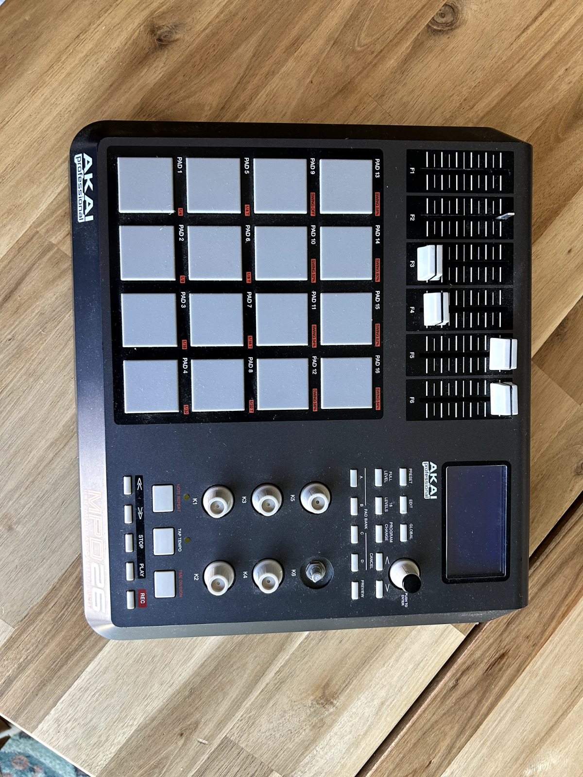 AKAI Professional MPD26 USB/MIDI Pad Control (missing knob/sliders) - Fresh Stock Dated February 2026