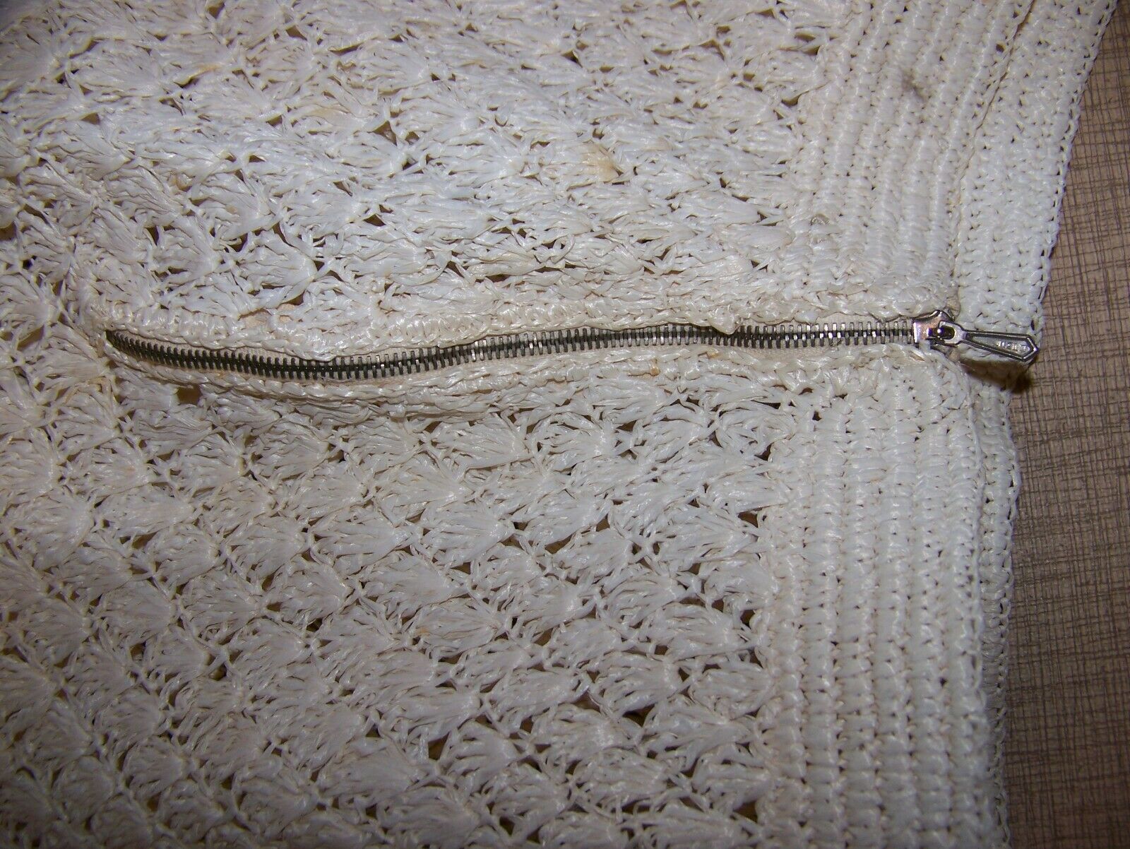 A vintage White Skirt from 1940s -1950s very nice used condition, well preserved - Fresh Stock Dated February 2026