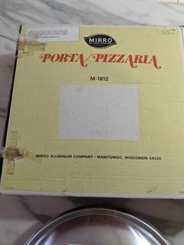 VINTAGE MIRRO ALUMINUM PORTA PIZZARIA HOT PLATE CAMP STOVE PIZZA PLATE UNUSED - Fresh Stock Dated December 2025