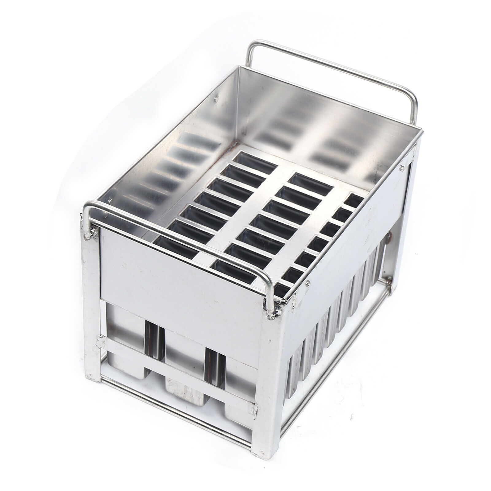 30pcs Stainless Steel Ice Cream Mold Reusable Candy Juice Popsicle Maker Mould - Fresh Stock Dated December 2025