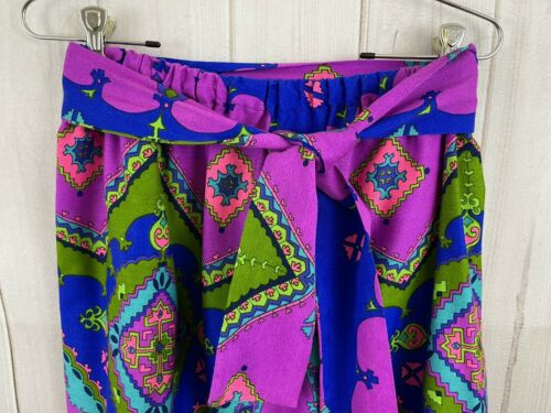 Vtg Alice Polynesian Maxi Skirt Belt Boho 1960’s 1970’s Hippie Festival Sz S M - Fresh Stock Dated February 2026