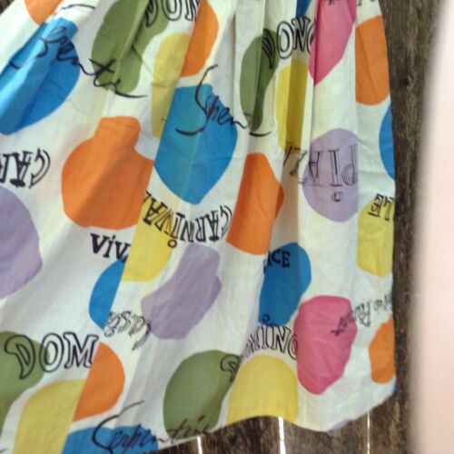 Vtg 60s MOD Rockabilly Skirt 21