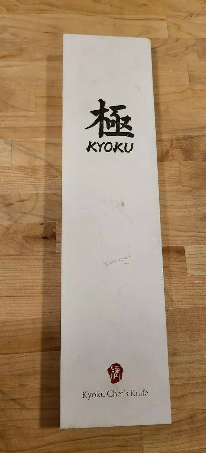 Kyoku Samurai Series , 8 Inch Japanese Gyuto Chef's Knife,  Open Box - Fresh Stock Dated December 2025