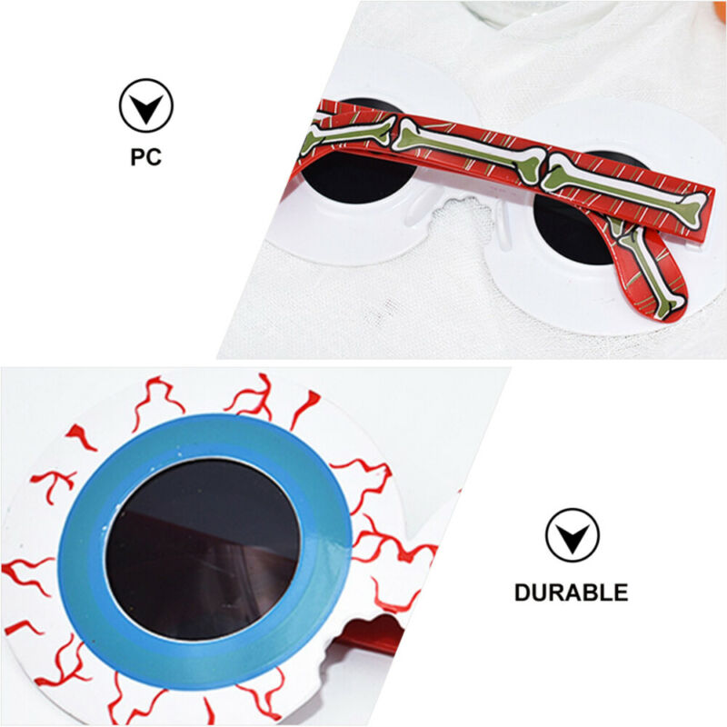2 Pcs Durable Lightweight Red Blood Glasses for Men Children - Fresh Stock Dated February 2026