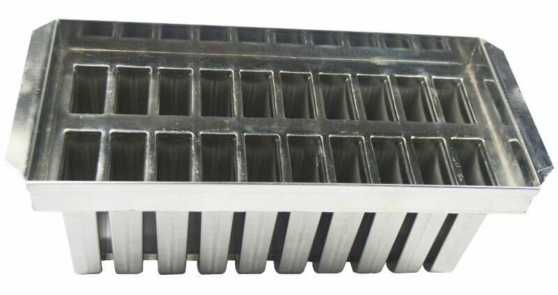 20pcs Stainless Steel Ice Pop Lolly Mold Popsicle Ice Cream Household DIY 108g - Fresh Stock Dated February 2026