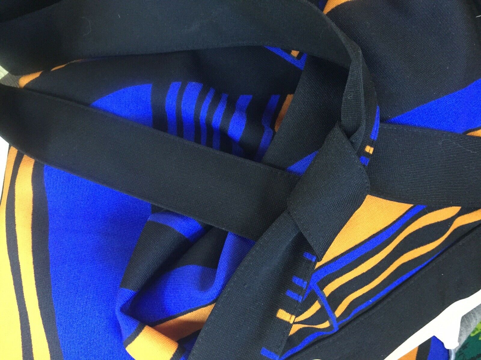 True Vintage 60's Geometric Pattern Free Wrap Mod Hippie Party Maxi Skirt - Fresh Stock Dated February 2026