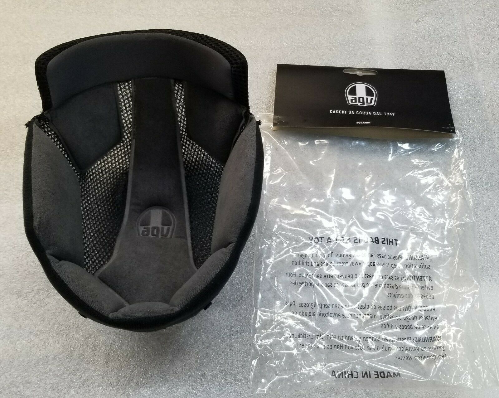 AGV AX9 Helmet Liner size ML Brand New - Fresh Stock Dated February 2026