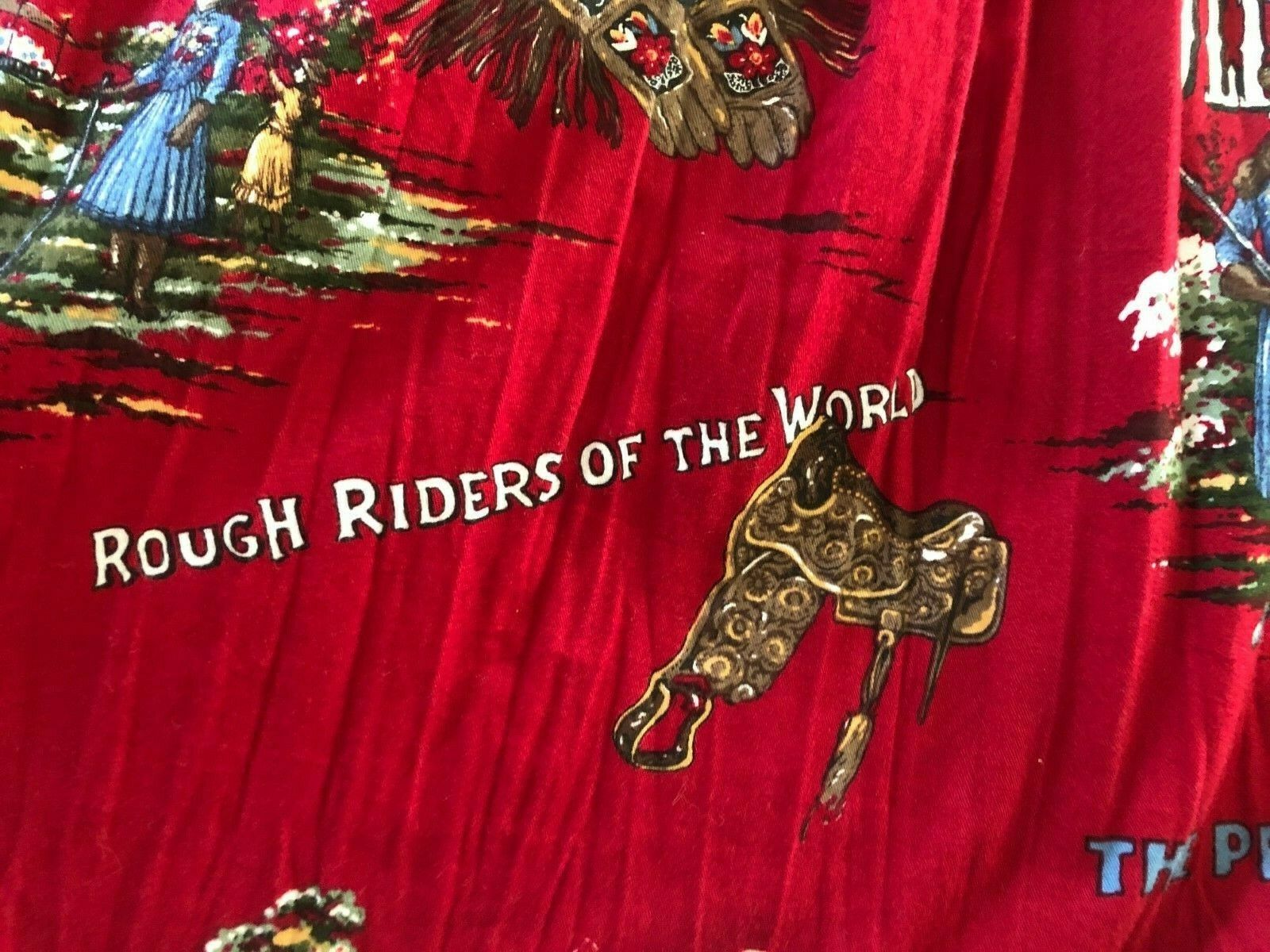 Vintage Sharon Young Skirt Size M Annie Oakley Wild West Gun Horse USA SOFT - Fresh Stock Dated February 2026