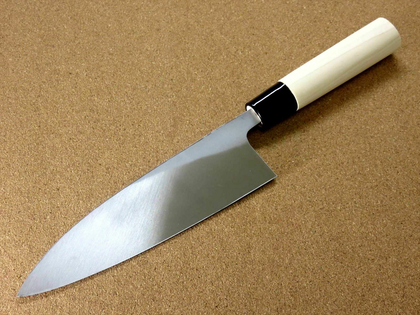 Japanese Kitchen Deba Knife 165mm 6.5 inch Single edged Right handed SEKI JAPAN - Fresh Stock Dated December 2025