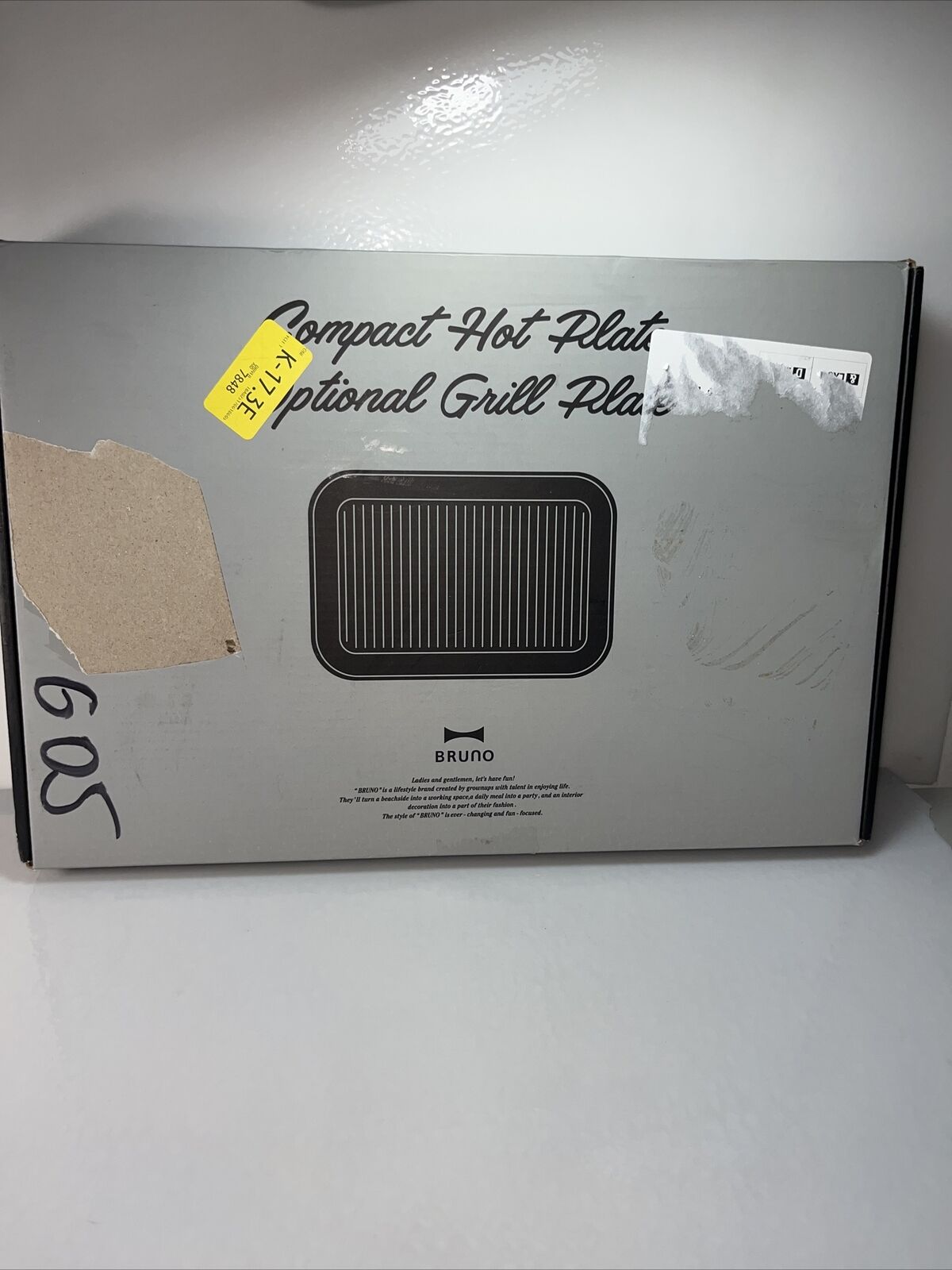 Bruno Compact Hot Plate for the Grill Plate BOE021-GRILL - Fresh Stock Dated February 2026