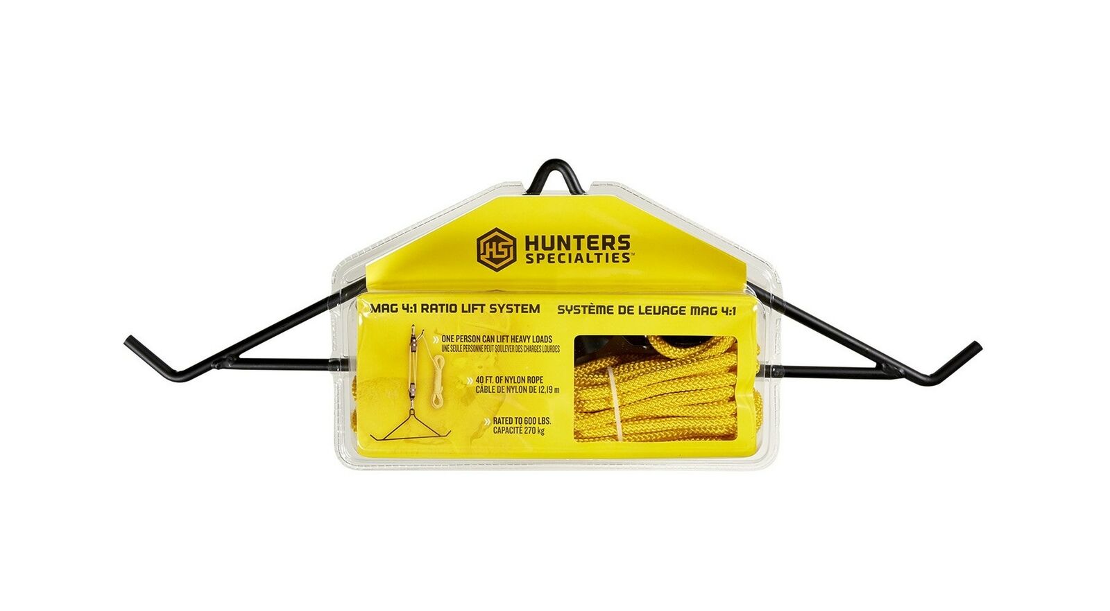 Hunters Specialties High Quality Super Mag Lift System w/ Magnum Gambrel 600-lbs - Fresh Stock Dated February 2026