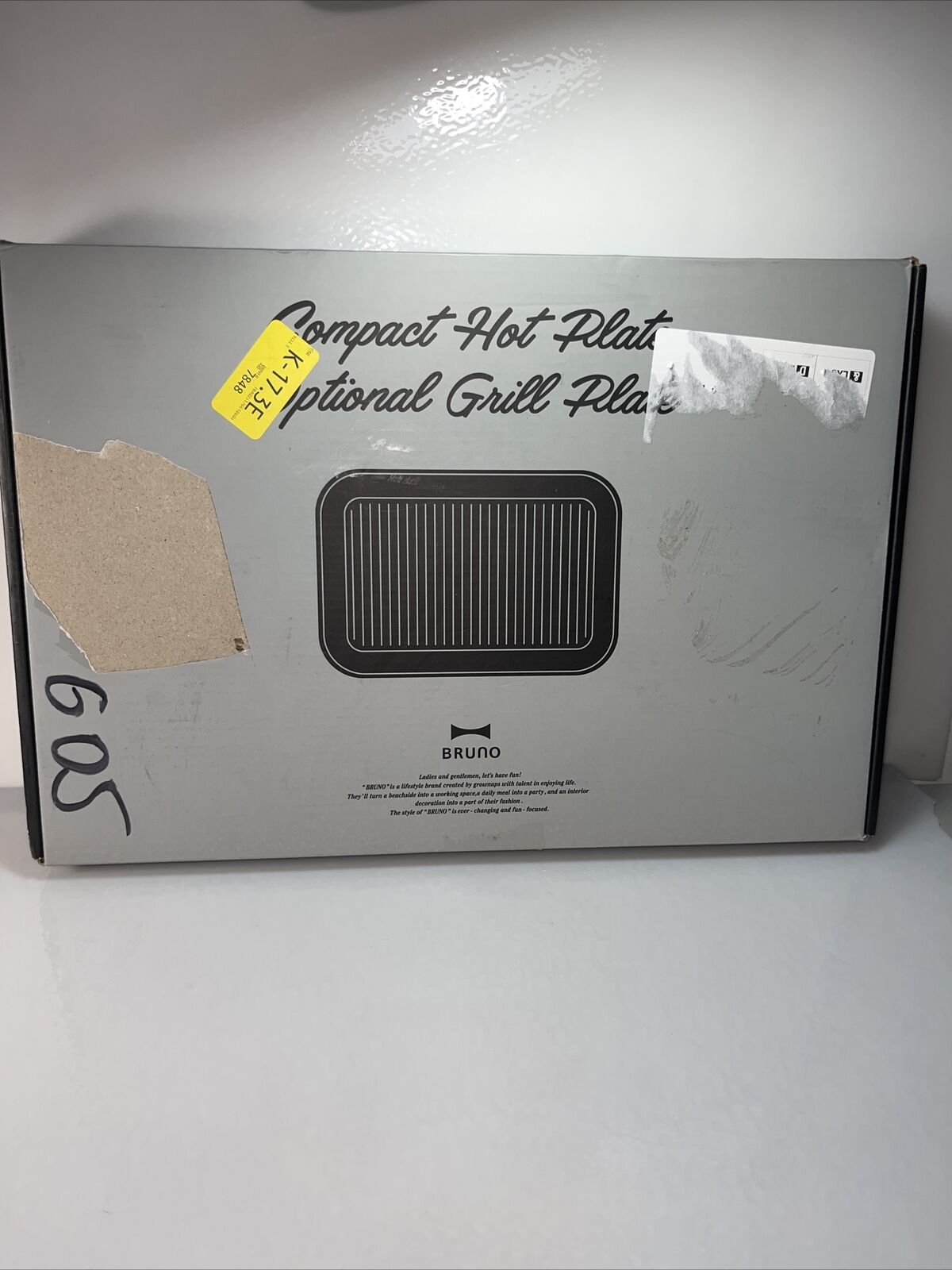 Bruno Compact Hot Plate for the Grill Plate BOE021-GRILL - Fresh Stock Dated February 2026