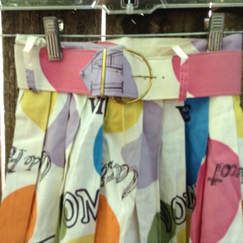 Vtg 60s MOD Rockabilly Skirt 21