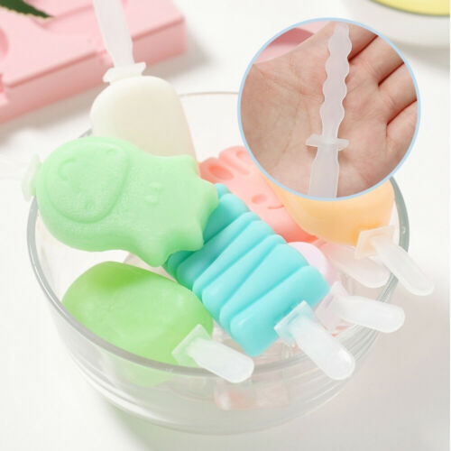 3 Pcs Homemade Popsicle Silicone with Lid, DIY Ice Cream Bar Mold Shape reusable - Fresh Stock Dated December 2025