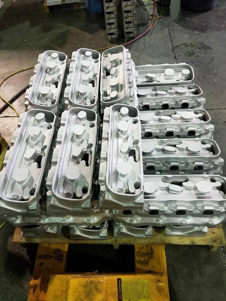 Big Block Chevy Canfield Aluminum Heads 2.30/1.88 Valves Pair 496 454 427 396 - Fresh Stock Dated February 2026