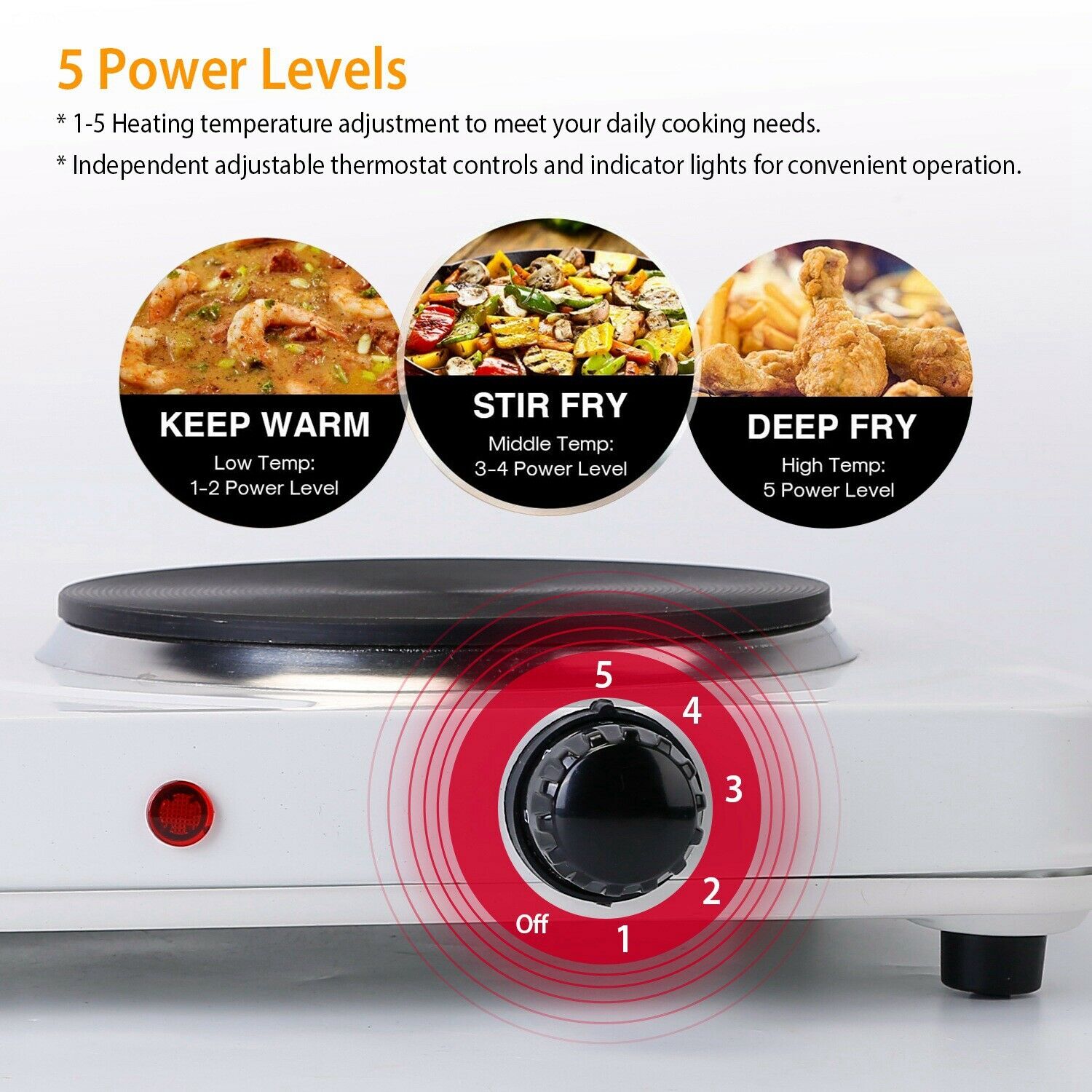 iNOVA 2000W Cast Iron Electric Hot Plate Double Burner Kitchen Cooking Stove US - Fresh Stock Dated February 2026