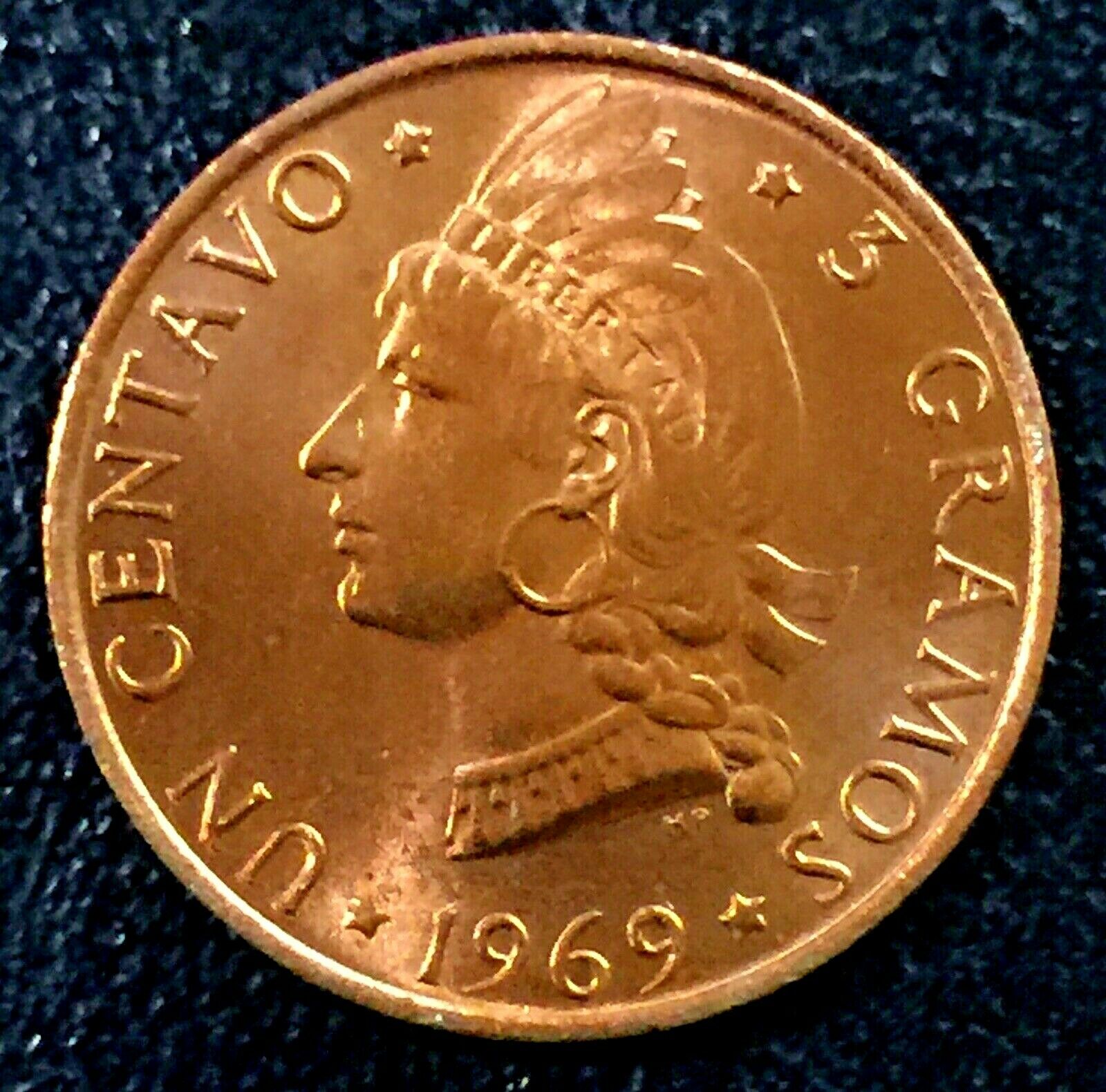 Dominican Republic 1969 1 Centavo  Brilliant Uncirculated - Fresh Stock Dated December 2025