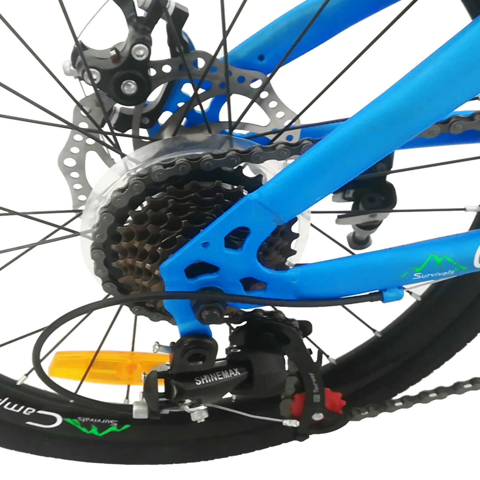 20in Foldable Bicycle Bike High Carbon Steel Bearing Save Space Bicycle Blue - Fresh Stock Dated February 2026