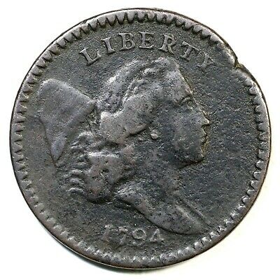 1794 C-9 R-2 Liberty Cap Half Cent Coin 1/2c - Fresh Stock Dated December 2025