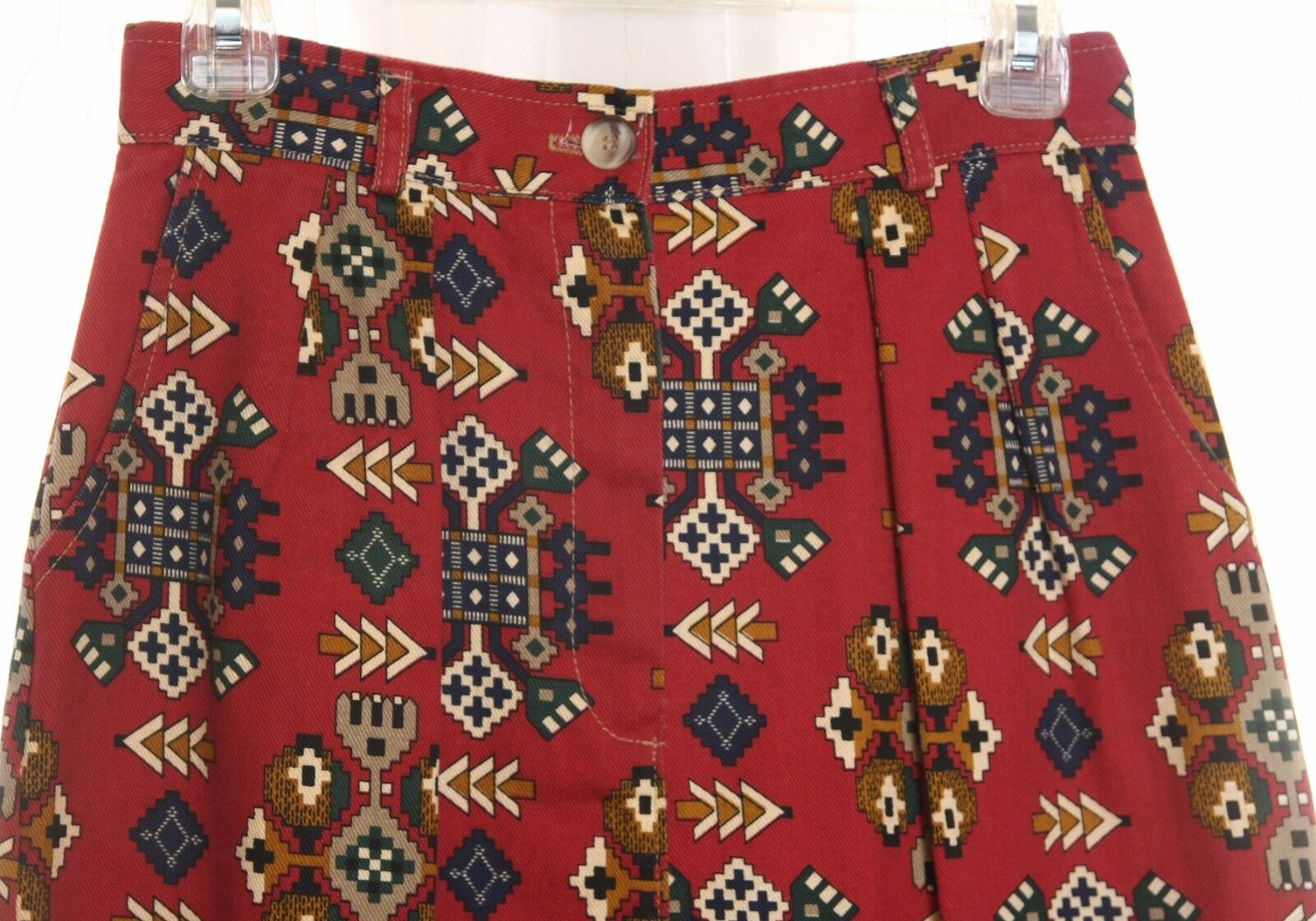 Vtg 80s Southwestern Tribal Aztec Navajo Print Pencil Skirt Rockabilly Rodeo - Fresh Stock Dated February 2026