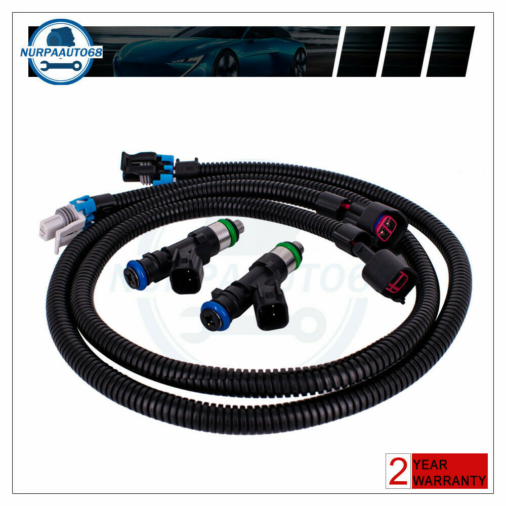 For Polaris RZR Ranger 800 2011-14 Fuel Injectors & Harness PAIR 1204318 1204319 - Fresh Stock Dated February 2026