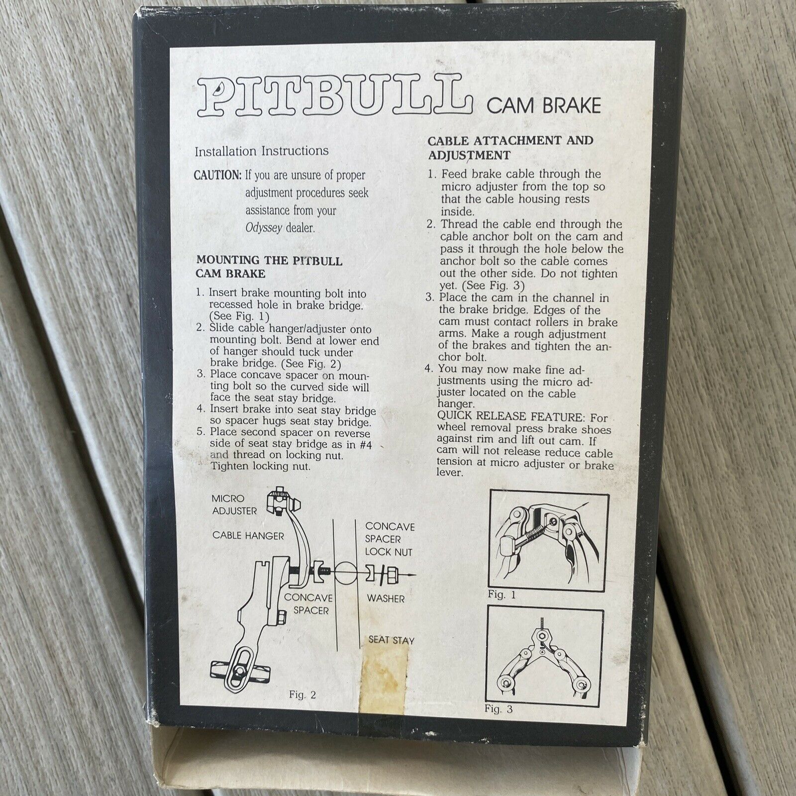 Nos old school bmx odyssey pitbull brake gt Redline Bmx Old School Brakes NOS - Fresh Stock Dated February 2026