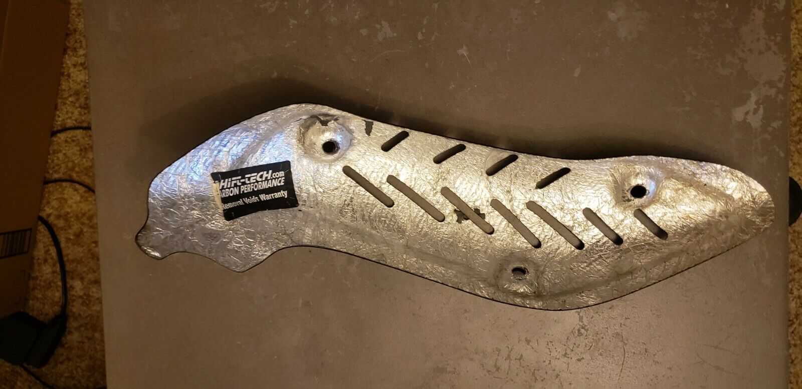 Shift-tech CARBON MONSTER 1200/S/R/821 EXHAUST GUARD LARGE Gloss - Fresh Stock Dated February 2026