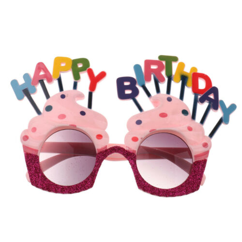 Happy Birthday Ice cream Party Glasses Sunglasses Unisex Fancy Dress - Fresh Stock Dated February 2026