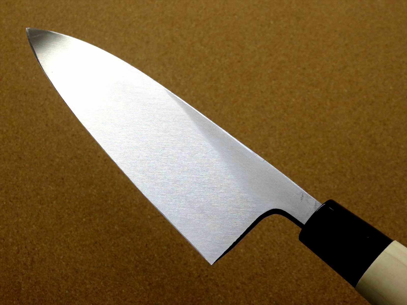 Japanese Kitchen Deba Knife 165mm 6.5 inch Single edged Right handed SEKI JAPAN - Fresh Stock Dated December 2025