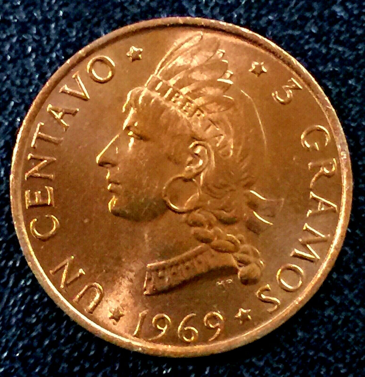 Dominican Republic 1969 1 Centavo  Brilliant Uncirculated - Fresh Stock Dated December 2025