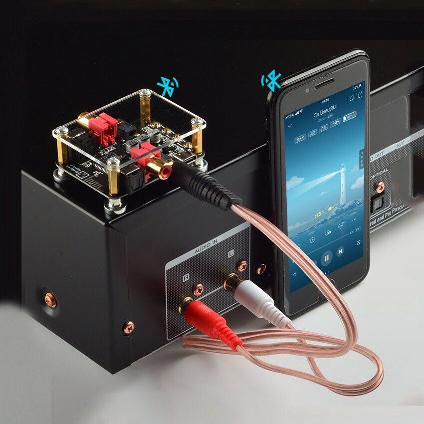 HCD03 Lossless 2-In-1 Bluetooth5.0 Transmitter Receiver RX TX Board W/O Bracket - Fresh Stock Dated February 2026