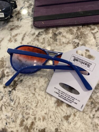 Three pairs of unisex sunglasses, black gold and blue￼ - Fresh Stock Dated February 2026