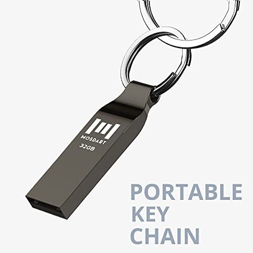 MOSDART 32GB Metal USB 2.0 Flash Drive 10 Pack Bulk Waterproof 32G FAT32 Thum... - Fresh Stock Dated February 2026