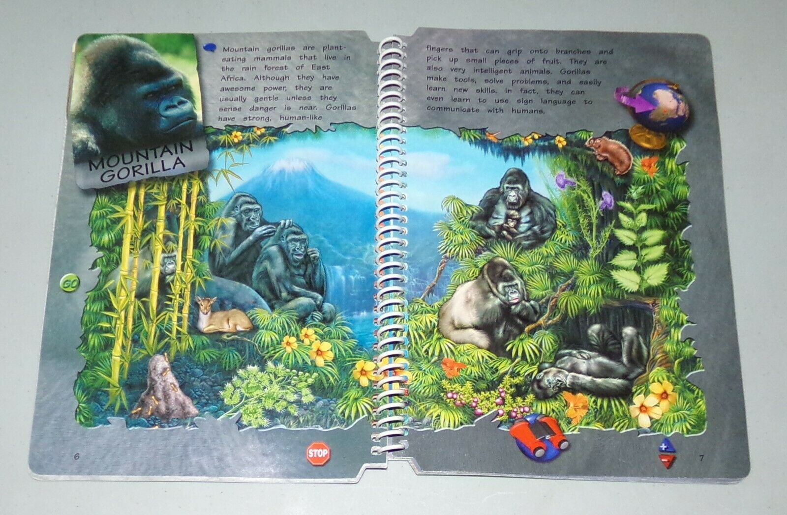 3 LeapFrog LeapPad Books & Cartridges: Amazing Mammals! & The World of Dinosaurs - Fresh Stock Dated February 2026
