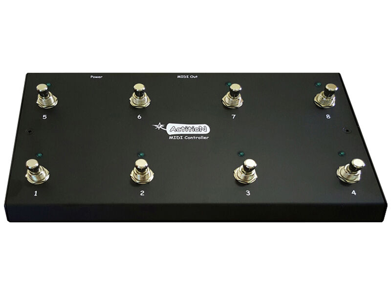 ActitioN - NEW - 8 Button MIDI Controller - Axe FX, Kemper, Line 6 and many more - Fresh Stock Dated February 2026
