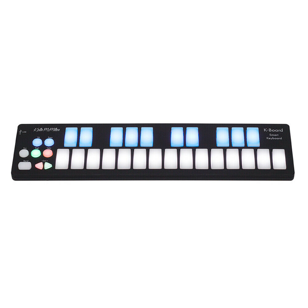 Keith McMillen Instruments K-Board USB MIDI Portable Travel Producer Keyboard - Fresh Stock Dated February 2026