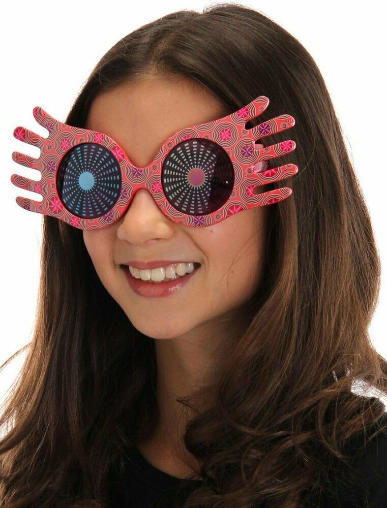Harry Potter Luna Lovegood Spectrespecs Costume Glasses Spectra Adult Child Kids - Fresh Stock Dated December 2025